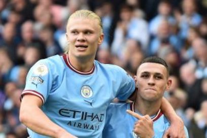El City se lleva el derbi: El conjunto de Pep Guardiola goleó 6-3 al Manchester United en el Etihad Stadium con un hat-trick de Haaland y otro de Foden, en un partido en el que Cristiano Ronaldo fue suplente.