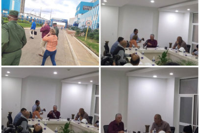 Analizó presidente de Cuba zona industrial y situación energética
