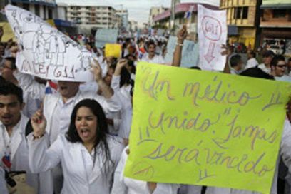 Diversas huelgas en sector salud de Panamá por mejoras salariales
