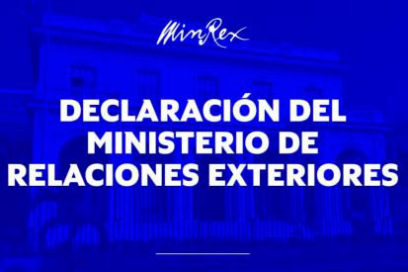 Declaración del Minrex: Mesa de Conversaciones por la paz en Colombia