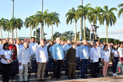 Preside Díaz-Canel acto central por el 55 aniversario de la caída del Che (+ Fotos)