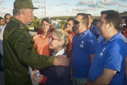 Presidente de Cuba agradeció a los trabajadores del sistema eléctrico