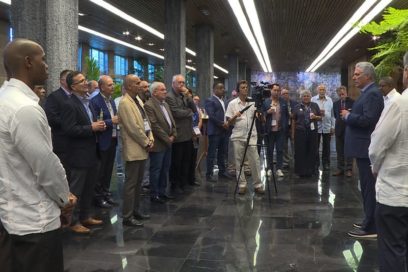 Destaca Díaz-Canel encuentro con empresarios norteamericanos