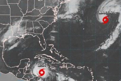 Se forma tormenta tropical Martin en el Atlántico Central