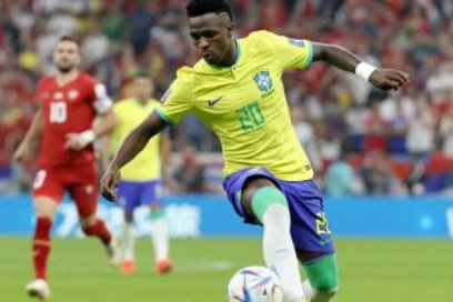 Vinicius: «Creo que ha sido buenísimo mi debut en el Mundial y estoy muy contento. La verdad que no esperaba que fuese tan bueno. Toca seguir trabajando, hemos tenido la primera final de siete».