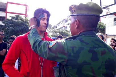 Estudiantes holguineros por los caminos de la historia y la defensa