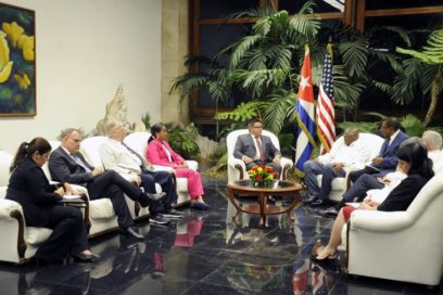 Recibió Valdés Mesa a delegación del Congreso de los Estados Unidos