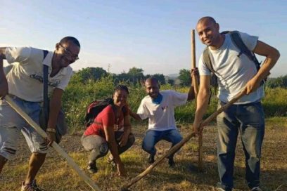 Celebraciones sindicales de la administración pública en Santiago de Cuba