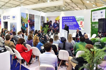 Promueve la OIT en Cumbre del Clima creación de empleos  verdes