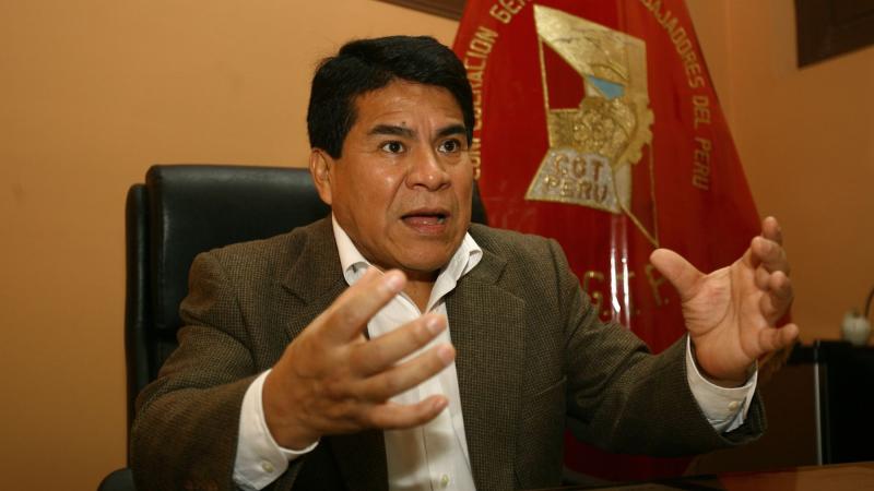 Mario Huamán, dirigente sindical peruano amigo de Cuba. Foto: Tomada de La Nación/Perú