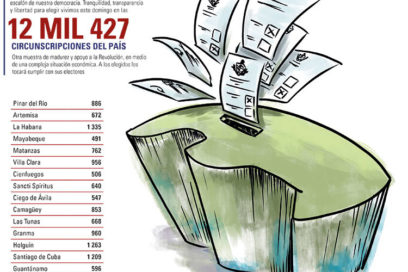 Cuba votó por sus delegados