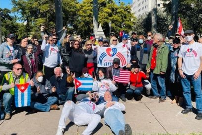 Por el fin del bloqueo de EE.UU. a Cuba, caravana en Miami