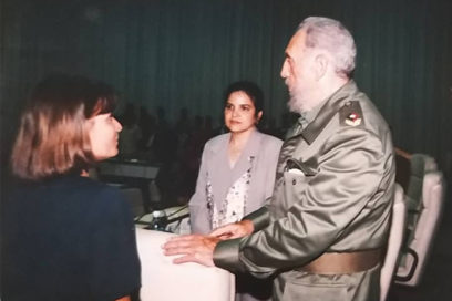 RETRATOS: “Cuando Fidel puso su mano en mi cabeza quedé paralizada”