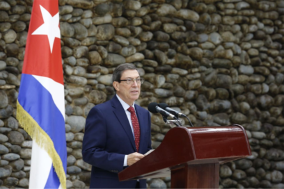 Denuncia canciller cubano política de máxima presión de EE.UU.