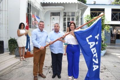 Bandera Proeza Laboral a la Osde Caudal (+ Fotos)