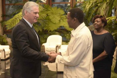 Presidente de Cuba recibió a canciller de Kenya