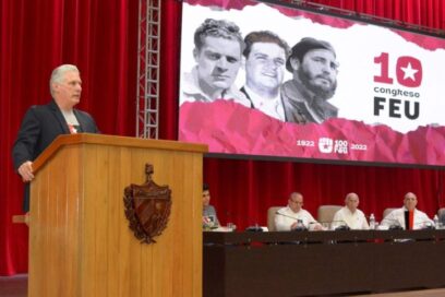 Discurso pronunciado en el X Congreso de la Federación Estudiantil Universitaria