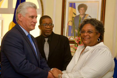 Presidente cubano en  Barbados (Cobertura Especial)