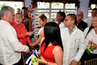 Continúa este domingo programa del presidente Díaz-Canel en San Vicente y las Granadinas (+ Fotos)
