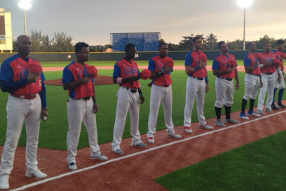 OUT 27: Cuba vs. Puerto Rico (pizarra final 4-9)