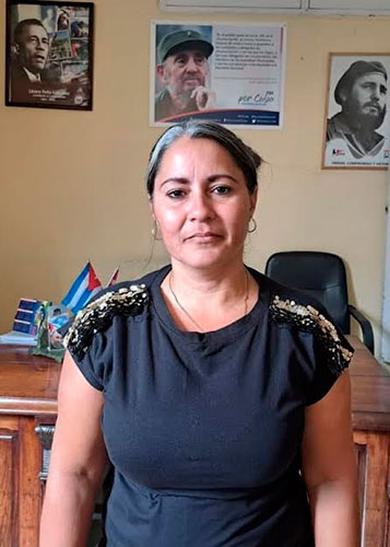 Esmildriady Domínguez Velis. Foto Anabel Sánchez González
