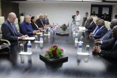 Recibió Marrero Cruz al Primer Ministro de Las Bahamas