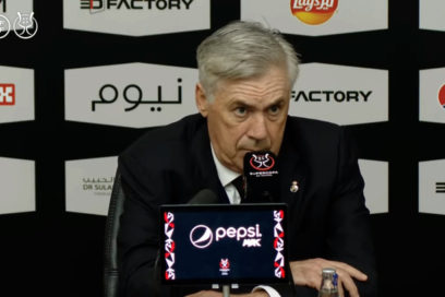 Ancelotti: «Es un momento complicado, difícil, como suele pasar en una temporada. Habitualmente lo tienes. Es un momento de dificultad que debemos arreglar con compromiso, pronto, con la actitud de siempre». 