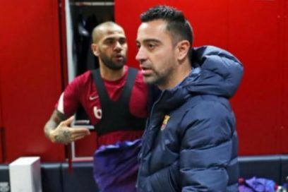Xavi sobre Alves: «Es difícil comentar una situación así. Como todo el mundo estoy sorprendido e impactado, un poco en estado de shock conociendo a Dani, es lo primero que me viene a la cabeza».