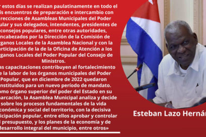 Parlamento de Cuba busca perfeccionar su labor desde los municipios