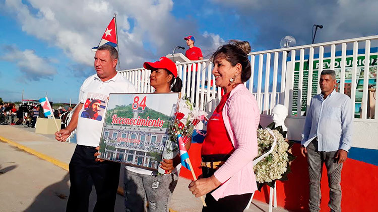 El Sindicato Provincial de Trabajadores Civiles de la Defensa, homenajeado de manera especial por la fecha. Foto: Lianne Fonseca