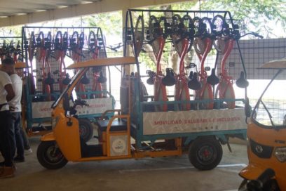 Inauguran estación piloto de Sistema de Bicicletas Públicas