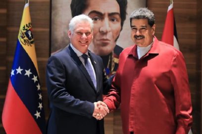 Presidente de Venezuela recibió a Díaz-Canel en Caracas (+Video)