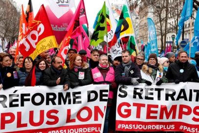 Huelgas contra reforma de pensiones en Francia