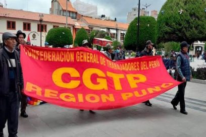 Central obrera de Perú exige renuncia presidencial para poner fin a crisis