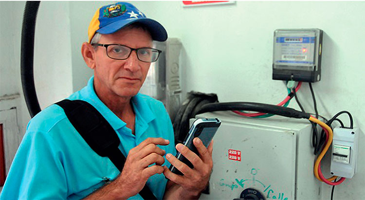 Rafael Acosta Hernández, destacado trabajador eléctrico de la provincia de Cienfuegos. Foto: Tay Toscano Jerez