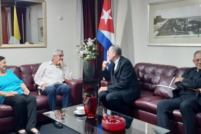 Cumple programa de visita pastoral en Cuba enviado del papa Francisco