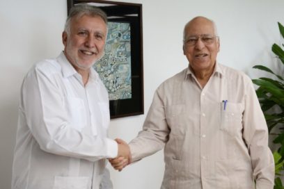 Se reunió Cabrisas con presidente del gobierno de Islas Canarias (+Fotos)