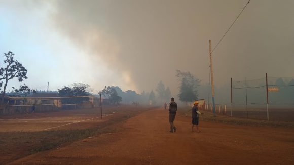 incendio forestal holguin