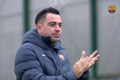 Xavi tras derrotar al Sevilla 3-0: “No hemos dejado que el Sevilla reaccionara y hemos ido a por el segundo. El esfuerzo del equipo ha sido evidente, era un día especial, era un partido clave porque habían fallado los perseguidores”.
