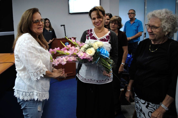 Familiares de Faustino Pérez participaron en el homenaje. / Foto: Cortesía del INRH.