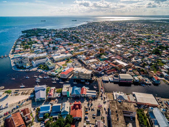 Belmopán, capital de Belice.