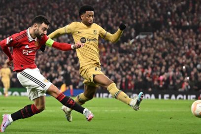 El Manchester elimina al Barça: El FC Barcelona cayó 2-1 ante el Manchester United en Old Trafford y quedó eliminado de la Europa League. Lewandowski adelantó a los culés pero en la segunda mitad Fred y Antony dieron vuelta al marcador.