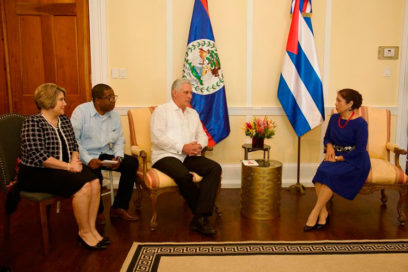 Díaz-Canel: Es un sano orgullo y un compromiso estar en Belice