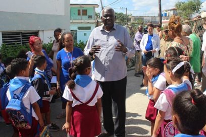Recorrió presidente del Parlamento municipio de Arroyo Naranjo