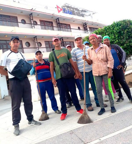 Integrantes de la brigada uno. Foto: Jorge Pérez Cruz