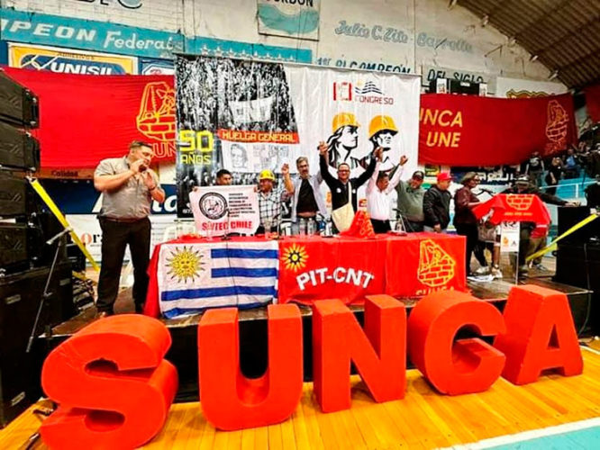 Una de las sesiones del Congreso del Sunca. Foto: Cortesía del SNTC