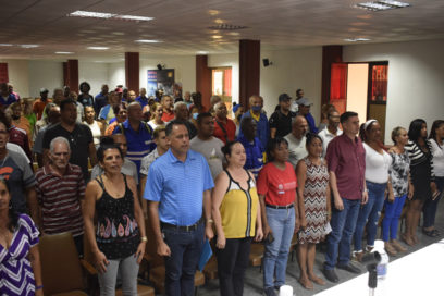 Inician jornada por el Día del trabajador metalúrgico y electrónico (+ Fotos)
