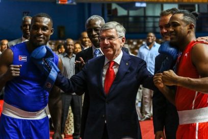 Comenzó visita del Presidente del Comité Olímpico Internacional a Cuba