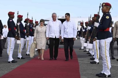 Díaz-Canel en Dominicana para participar en Cumbre Iberoamericana