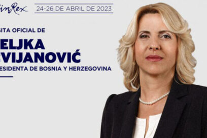 Arriba a Cuba presidenta de Bosnia y Herzegovina